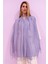El Dokuması Bürümcük Şal 60 x 190 cm - Lila 2