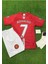 Cristiano Ronaldo Mabchester.unıted Moscow 2008 Kırmızı Çocuk Forması 4lü Set Çorap+Biliklik Hediye 5