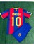 Barcelona 2011 Sezon Şampiyonlar Ligi Lionel Messi Retro Bordo Çocuk Forması 4lü Set Çorap+Biliklik Hediye 5