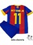 Barcelona 2011 Sezon Şampiyonlar Ligi Neymar Jr Retro Bordo Çocuk Forması 4lü Set Çorap+Biliklik Hediye 2