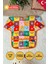 Elite Bear ve Kare Ayilar Desenli 2'li Paket Sıvı Geçirmez Unisex Aktivite ve Mama Önlüğü 6-24 Ay 1 Adet 4