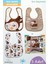 Elite 3 Adet Karaca Desenli Bebek Mama ve Salya Önlüğü - (Sıvı Geçirmez - Microfiber - Çıtçıtlı) 1 Adet 1