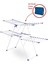 Lila-XL Çift Katlı Metal Çamaşır Kurutmalık Mor Renk, Dayanıklı ve Pratik Kullanım 1