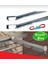 80×30 ve 60×25 mm kare küpeşte çamaşır kurutma askısı, metalik renk, dayanıklı materyal 1