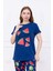 Kadın Karpuz Desenli Pijama Takımı Lacivert 7