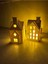 Elite Kış Evleri 2'li Set Dekoratif Noel Evler Tealight Mum, LED Mum Dahil. 1 Adet 5