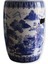 Elite Dogu Bleu Blanc Kulplu Seramik Tabure ( 29.2 x 29.2 x 42.2 cm ) 1 Adet 1