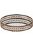 Elite Bronz Kenar Işlemeli Aynalı Yuvarlak Tepsi Ø19X4CM 1 Adet 1
