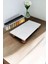 Elite Mermer Yağlık Altı Ahşap Misket Ayaklı 23 x 12 cm Mermer Sunumluk 1 Adet 2