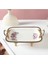 Elite Muba Consept Metal Ayaklı Çiçek Desen Gold Sunumluk 35X20 cm 1 Adet 1