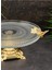 Elite Ayakli Kelebekli Cam Sunumluk 22 cm Gold 1 Adet 2