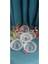 Elite Boncuklu 6 Lı Cam Sunumluk Çerezlik Kahvaltılık Set 13 cm Ağız Genişliği 4 cm Yükseklik 1 Adet 3