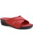 2176-VENEDIK-9 Tam Anatomik Kadın Günlük Terlik - NKT02176-KIRMIZI-38 2