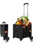 Katlanabilir ve Ayarlanabilir Market Arabası 40 kg, Siyah, 42 cm 1