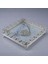 Elite Mercan Taşlı Mermer Desen Kare Peçetelik 18X18CM 1 Adet 1