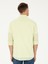 Erkek Yeşil Slim Fit Keten Karışımlı Gömlek 50266184-VR087 6