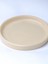 Elite Sunum Altlığı Çay Tabağı Bardak Altı Mini Meze Tabağı Modern Altlık - 11 cm - Bej 1 Adet 1