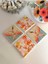 Elite Renkli Leylek Kuş ve Doğa Desenli Doğal Taş Bardak Altlığı 4’lü Set 10X10 cm 1 Adet 3