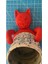 Elite 3D Kedi Bardak Altlığı Kırmızı Cup Cuddler (Sevimli Dekoratif Altlık) 1 Adet 3
