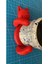 Elite 3D Kedi Bardak Altlığı Kırmızı Cup Cuddler (Sevimli Dekoratif Altlık) 1 Adet 4