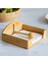 Elite Bambu Peçetelik Kare, Rüzgar Koruma Aparatlı Bambu Peçetelik Şık ve Dayanıklı Tasarım 18X18X5CM 1 Adet 4