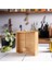 Elite Bambu Peçetelik Kare, Rüzgar Koruma Aparatlı Bambu Peçetelik Şık ve Dayanıklı Tasarım 18X18X5CM 1 Adet 5