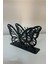 Elite Peçetelik Kelebek Model Metal Dekoratif (11X8.5X4 Cm) - Antrasit Gri 1 Adet 4