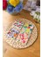 Elite Atölye Tropikal Çiçek ve Meyve Desenli Bardak Altlığı 4’lü Set Doğal Taş (10X10 Cm) 1 Adet 1
