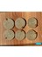 Elite Hasır Jüt Bardak Altlığı (6 Adet) ,12 Cm, Fincan, Bardak, Kupa, Mum Altlığı 1 Adet 3