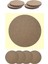 Elite Yuvarlak 4 Adet Ham Mdf Boyanabilir Bardak Altlığı 12CM 1 Adet 1