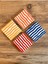 Elite Bardak Altlığı - Bardak Altı - El Yapımı Taş Bardak Altı - 4’lü Set Renkli - Stone Coasters 1 Adet 3
