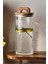 Elite Acacia 1300 ml Akasya Vakum Kapak Borosilikat Yuvarlak Cam Sürahi 10X22 cm 1 Adet 1