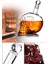 Elite Alkol ve Meşrubat Içecek Dekoratif Crystal Head Kuru Kafa Cam Şişesi 550 ml Büyük Boy Luxury Sürahi 1 Adet 5