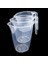 Elite 3lü Set Ölçek Kapları 500ML-1000ML-2000ML Şeffaf Kırılmayan Plastik 3 Farklı Boy Çok Amaçlı Dereceli 1 Adet 4