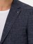 Erkek Lacivert Slim Fit Keten Karışımlı Ceket 50270503-VR033 7