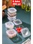 Elite 8 Adet Lunch Box Kahvaltılık Saklama Kabı - Şeffaf Kapaklı Kare Baharatlık Kahvaltılık Seti 1 Adet 5