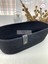 Elite Siyah Oval Ekmek Sepeti / Organizer / Sepet Tress Jüt Supla Amerikan Servis Tamamlayıcı / Hediye 1 Adet 2