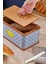 Elite Özel Tasarım Doğal Ahşap Ekmeklik Sepeti Lüks Ekmeklik Kutusu Çok Amaçlı Kutu Mutfak Kitchen Bread 1 Adet 3