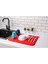 Elite Bulaşık Matı Süper Emici Bulaşık Kurutma Örtüsü 45X36CM Katlanabilir Bulaşık Matı Bordo 1 Adet 3