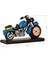 Eskitme motosiklet masa saati, dekoratif zaman göstergesi, kırmızı renkte, reçine malzeme 2