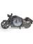 Retro masa üstü motosiklet saat, alarm özellikli, şık ve modern zaman göstergesi 4