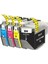 MFC-J2330DW,MFC-J2730DW,MFC-J3530DW,MFC-J3930DW LC3719XL4 Renk Muadil Kartuş Seti 1