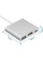 CF01 Macbook Uyumlu 4K Full Hd 1080P Type C To 3 Portlu HDMI - USB 3.0 - Pd Çevirici Hub Adaptör 3