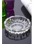 Elite Cam Kristal Lüks Küllük - Kül Tablası - Yuvarlak Kül Tabağı-Çap 12CM 1 Adet 1
