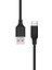 USB To Type-C Uyumlu iPhone ve Samsung Modelleri Için Hızlı Şarj ve Data Kablosu 200 cm (Siyah) 3