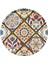 Elite 6'lı Bardak Altlığı, Kilim Desenli Coaster, 6 Adet Mantar Tabanlı Bardak Altlığı 9cm 1 Adet 5