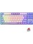 Ajazz AK870 Mc Kablolu Mekanik Oyun Klavyesi Mor Klavye Red Switch 1