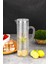 Elite Modern Kristal Akrilik Kırılmaz Boncuk Sürahi Karaf 1.5 L 1 Adet 3