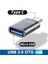 Metal Mini Type C USB 3.1 To USB 3.0 Çevirici Dönüştürücü, Tak Çalıştır, Otg Çevirici Adaptör Macbook, iPad Air, iPad Pro, Surface Pro, Xps Uyumlu, USB To USB C Adapter, Type-C Otg, Data Şarj Adaptörü 3
