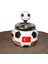 Elite Özel Seramik Futbol Topu Dünya Kupası Anti Rüzgar Basmalı Kapaklı Küllük Kül Tablası Dekoratif Obje 1 Adet 1